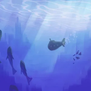 Submerged