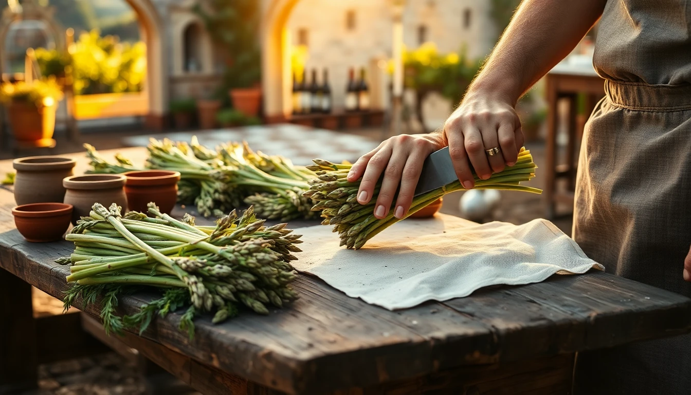 Asparagus Masterclass at Edgecombe Winery