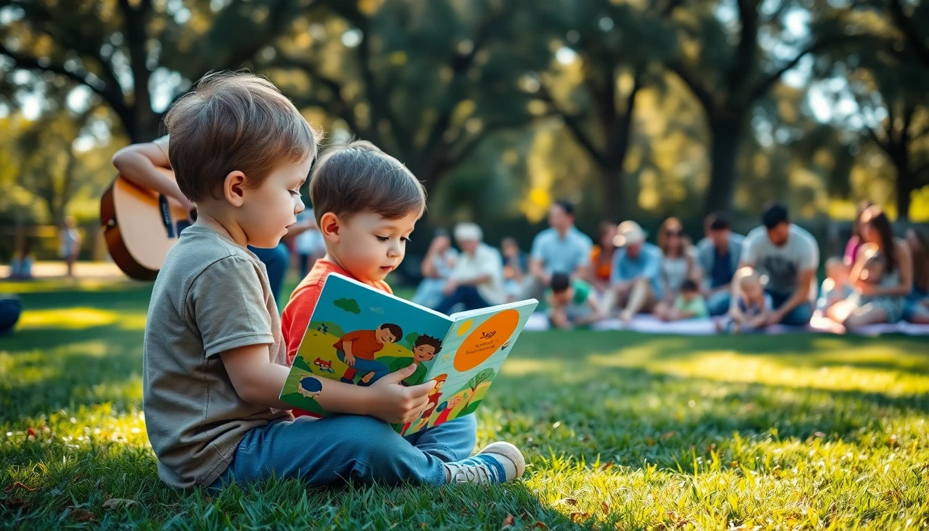 First 5 Forever babies, books and rhymes in the park