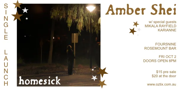 Amber Shei "Homesick" Single Launch