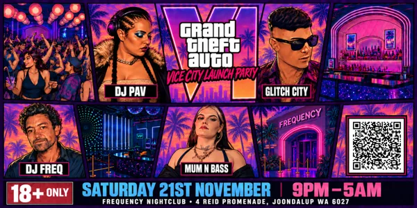 GRAND THEFT AUTO VI: VICE CITY LAUNCH PARTY