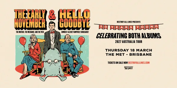 20 Years Young | The Early November and Hellogoodbye 2027 Australia Tour