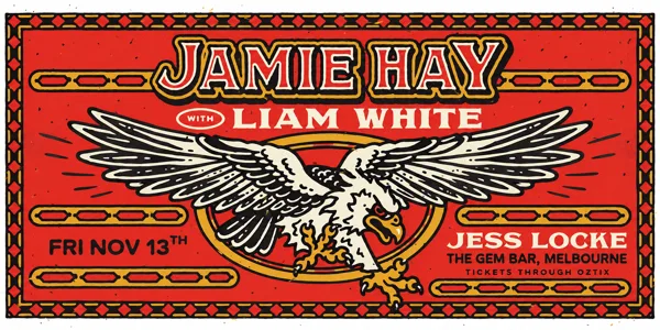 Jamie Hay with Liam White