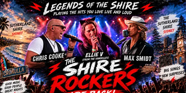 The Shire Rockers – Chris Cooke, Max Smidt & Ellie from The Vandelles