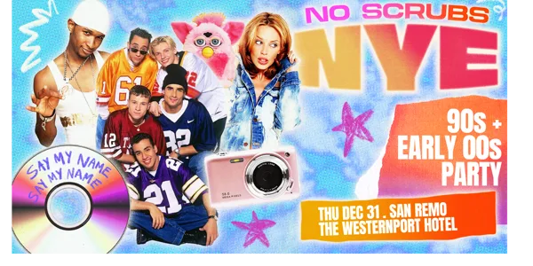 No Scrubs: NYE Party - San Remo