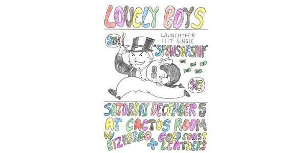 Lovely Boys - 'Sponsorship' SINGLE LAUNCH