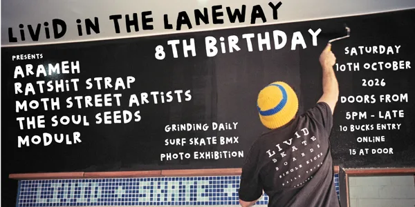 Livid Sk8th Cafe Birthday