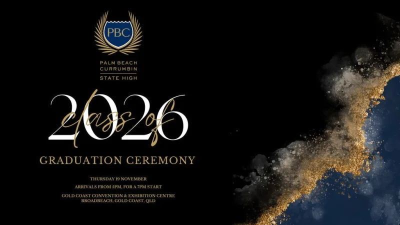 Palm Beach Currumbin State High School Year 12 Graduation 2026