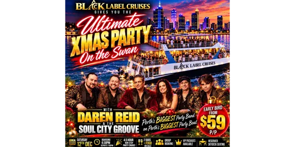 ULTIMATE XMAS PARTY ON THE SWAN - With Darren Reid & the SCG