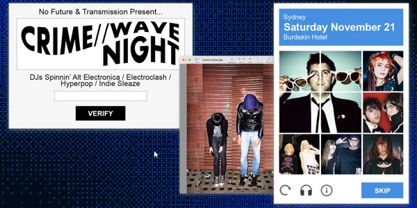 Crime//Wave Night - Sydney