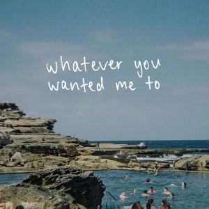 Whatever You Wanted Me To