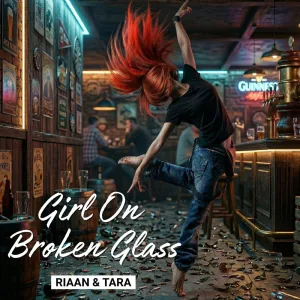 Girl On Broken Glass