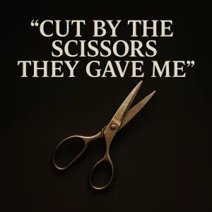Cut By the Scissors They Gave Me