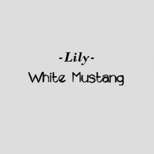 White Mustang