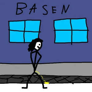 Zonanizowałem się pod basenem