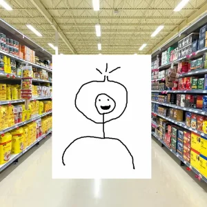 shopping aisle strut