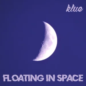 floating in space