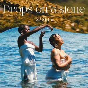 Drops on a stone