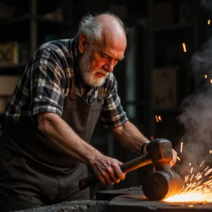 Steel driving man