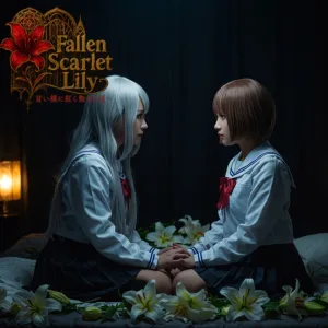 Fallen Scarlet Lily