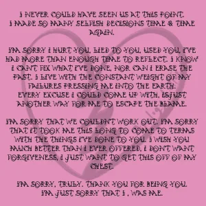Apology