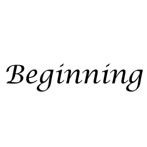 Beginning