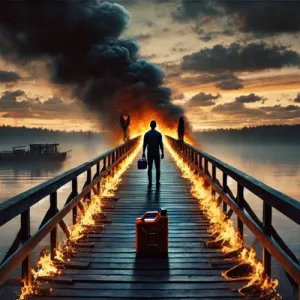 After the bridge has burned
