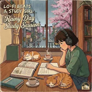 LO-FI BEATS & STUDY GIRL Rainy Day Study Session