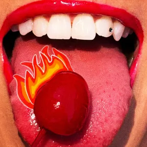 Cherry Lipstick