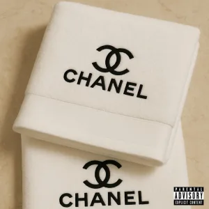 chanel bath towels