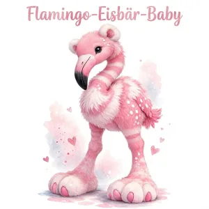 Flamingo-Eisbär-Baby