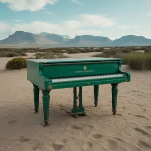 Piano verde triste